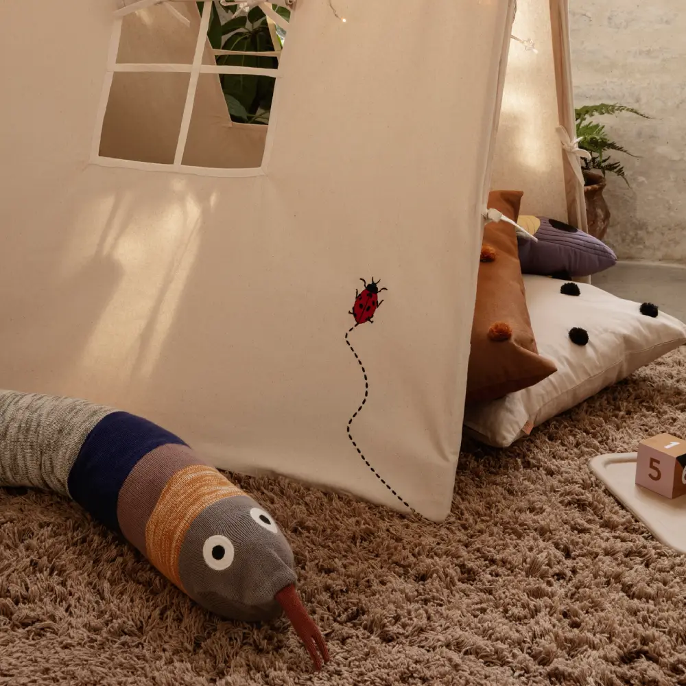 Amass Rug 150x140 cm - White Pepper