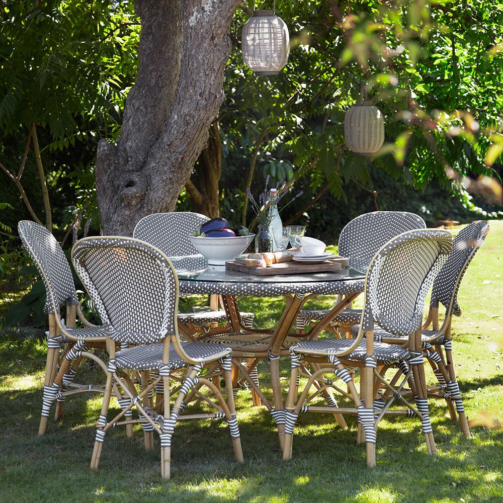 Isabell Rattan Chair White