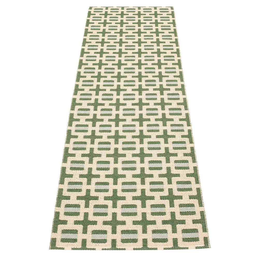 Tom rug Leaf/Cream/sage 70 x 240 cm