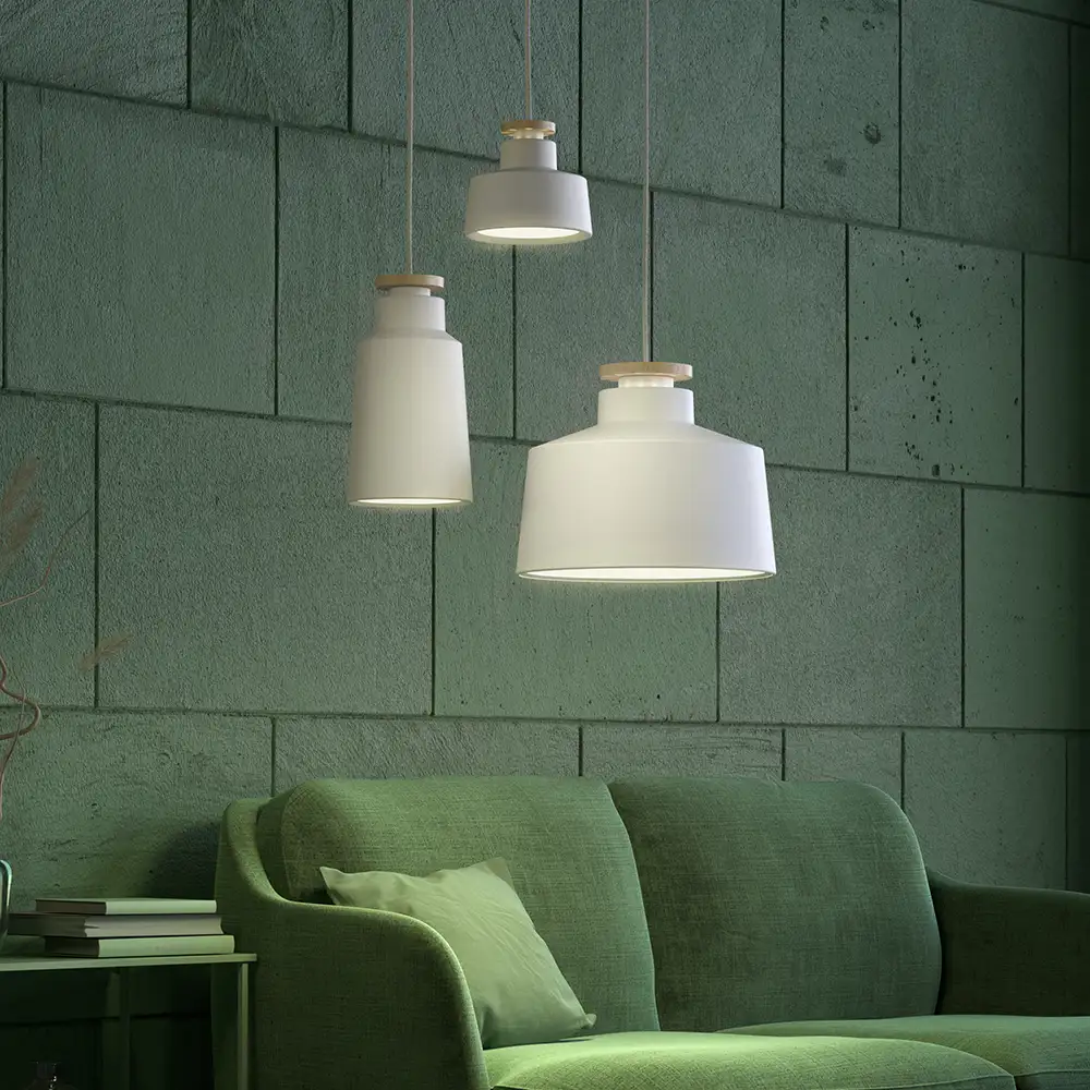 Street pendant M Black E27