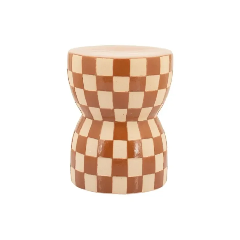 Blocsy side table 33x33x42,5 cm brown