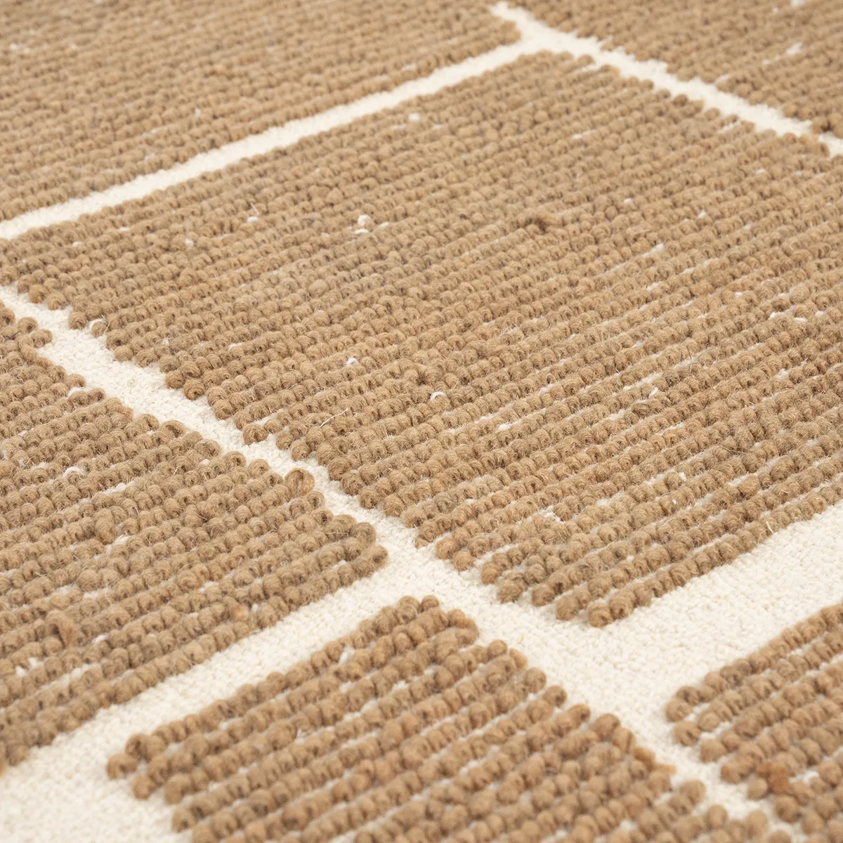 Hand-Woven Wool Rug Intarsio 160x230 cm
