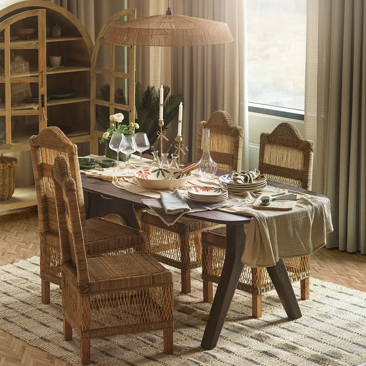 OREGON Table Brown L200xW100xH76 cm
