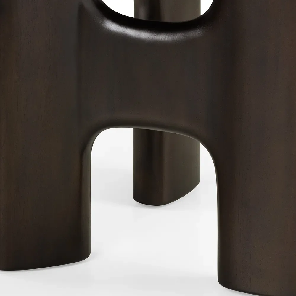 Flow dining table 110x200 cm Mahogany