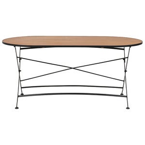 Brewer table  85x160 cm  Black / Teak
