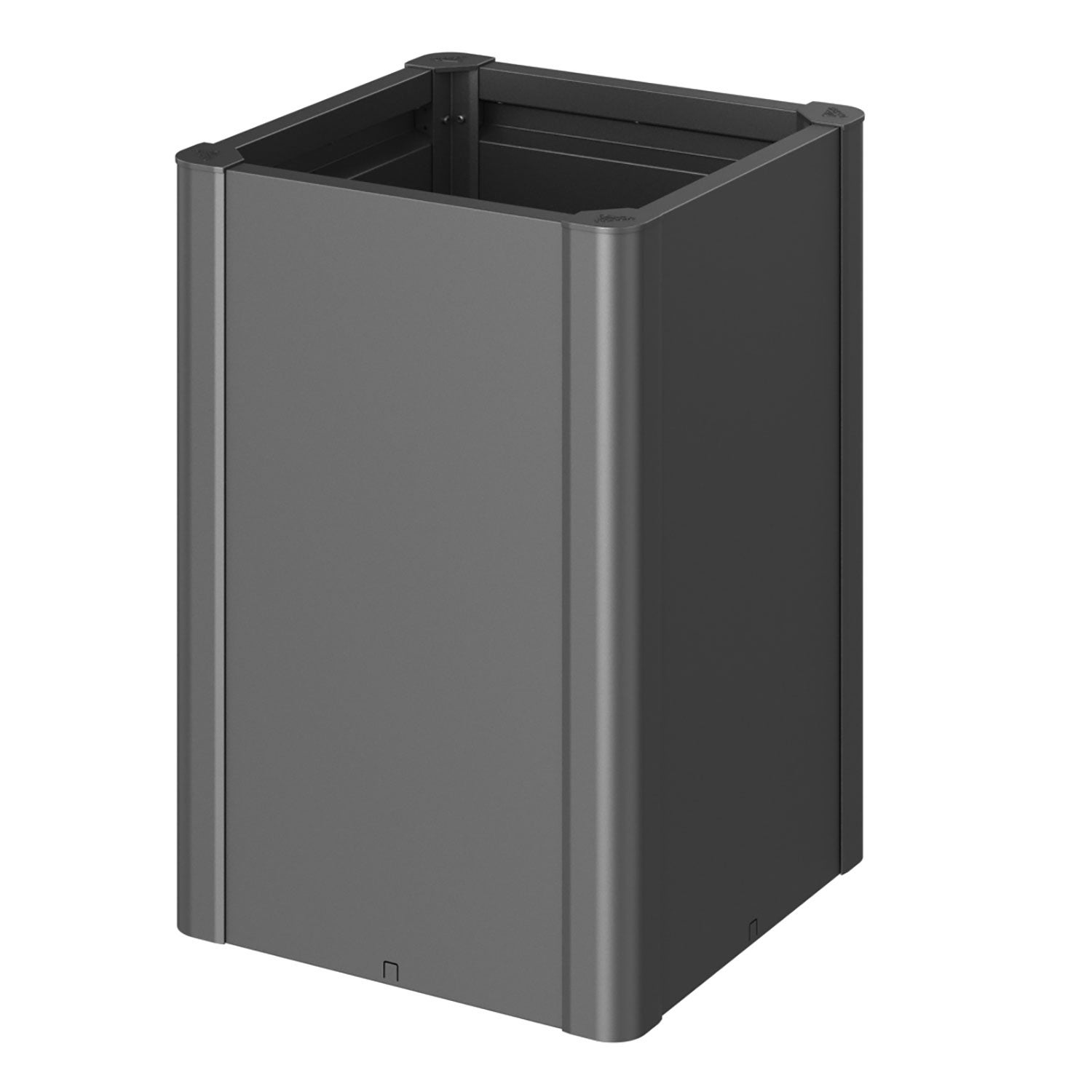 Belvedere planting bed maxi size 50 metallic dark grey Biohort