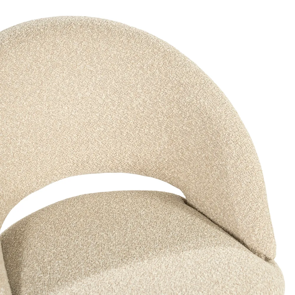 Dining Chair Nido Taupe with armrest