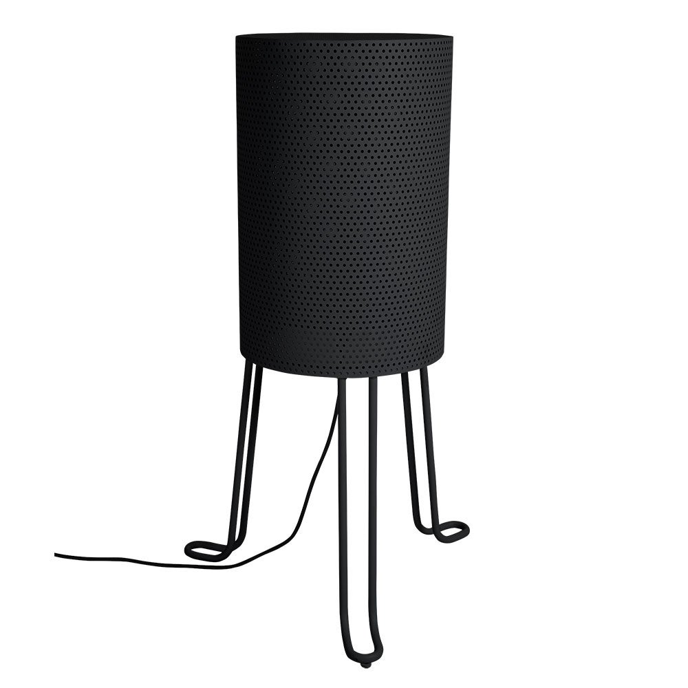 Wind lampshade black