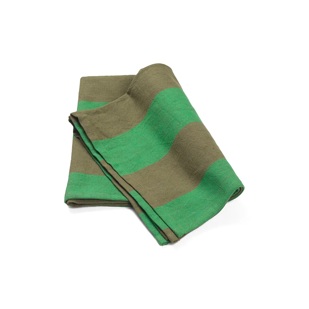 Kitchen towel Hale Olive/green