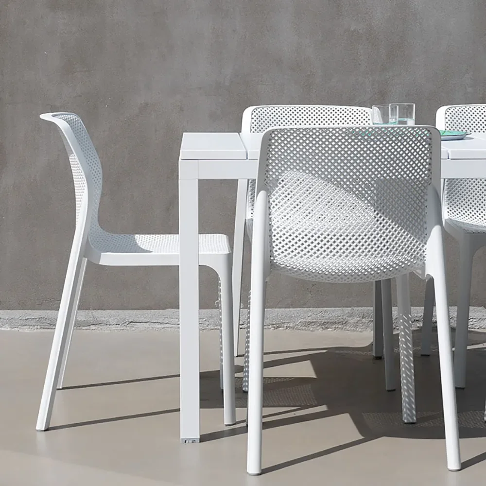 Rio Dining table 140/210x85 cm White