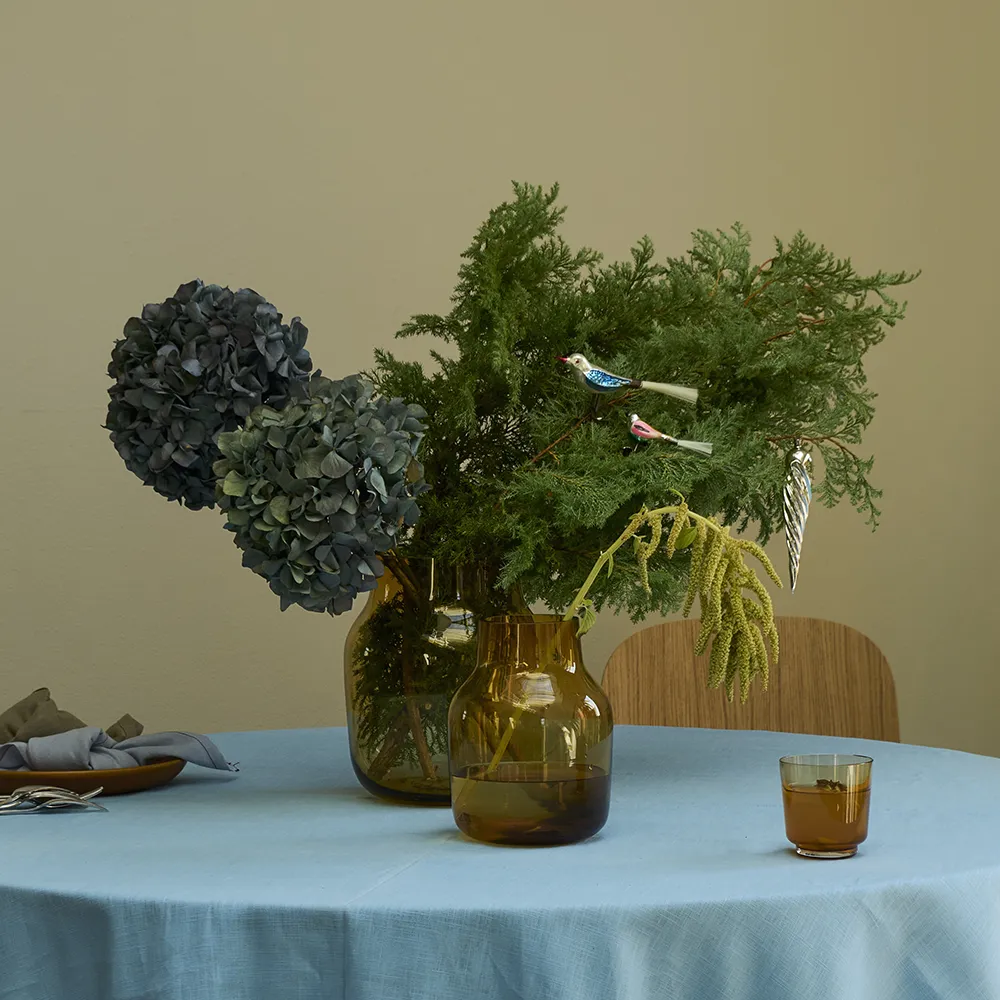 Silent Vase Ø11 cm Dark Green