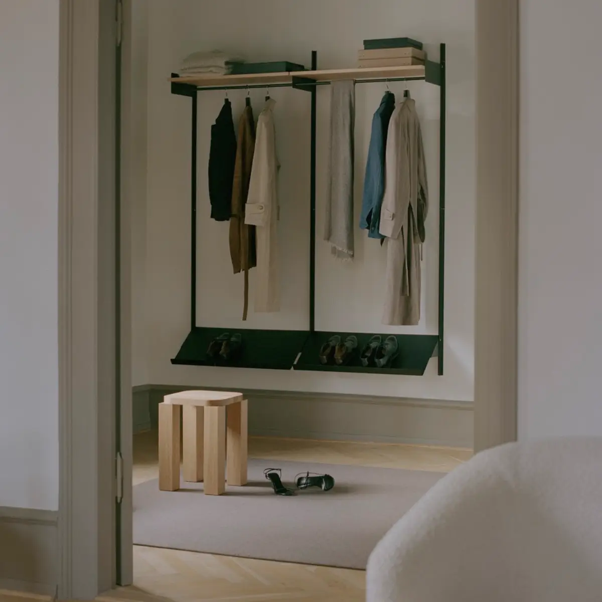 Atlas Stool Natural Oak