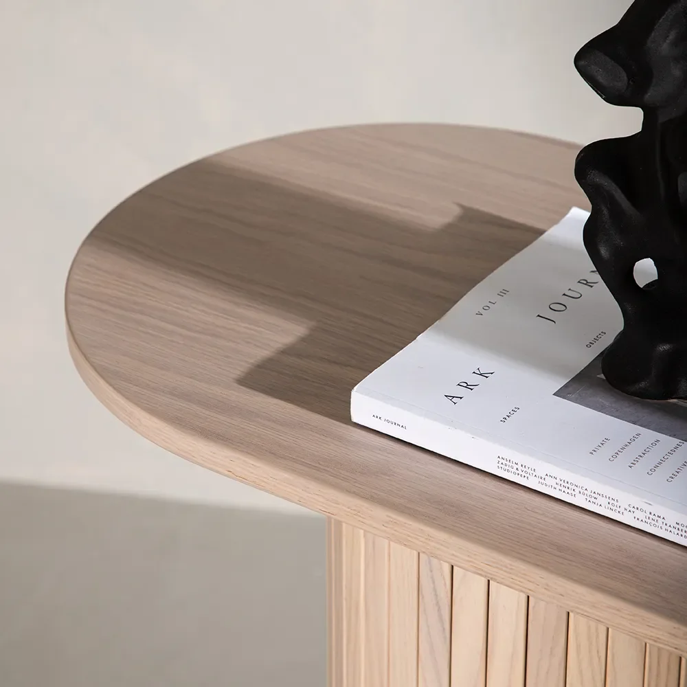 Bianca Console Table White Plastered