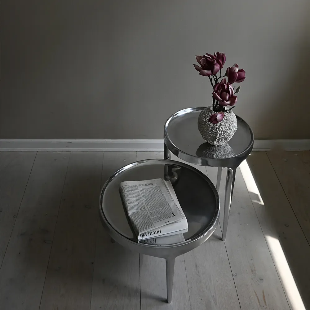 Phantom Table, Tall - Chrome