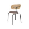 Curious Dining Chair Oak/Black Metal Monrose