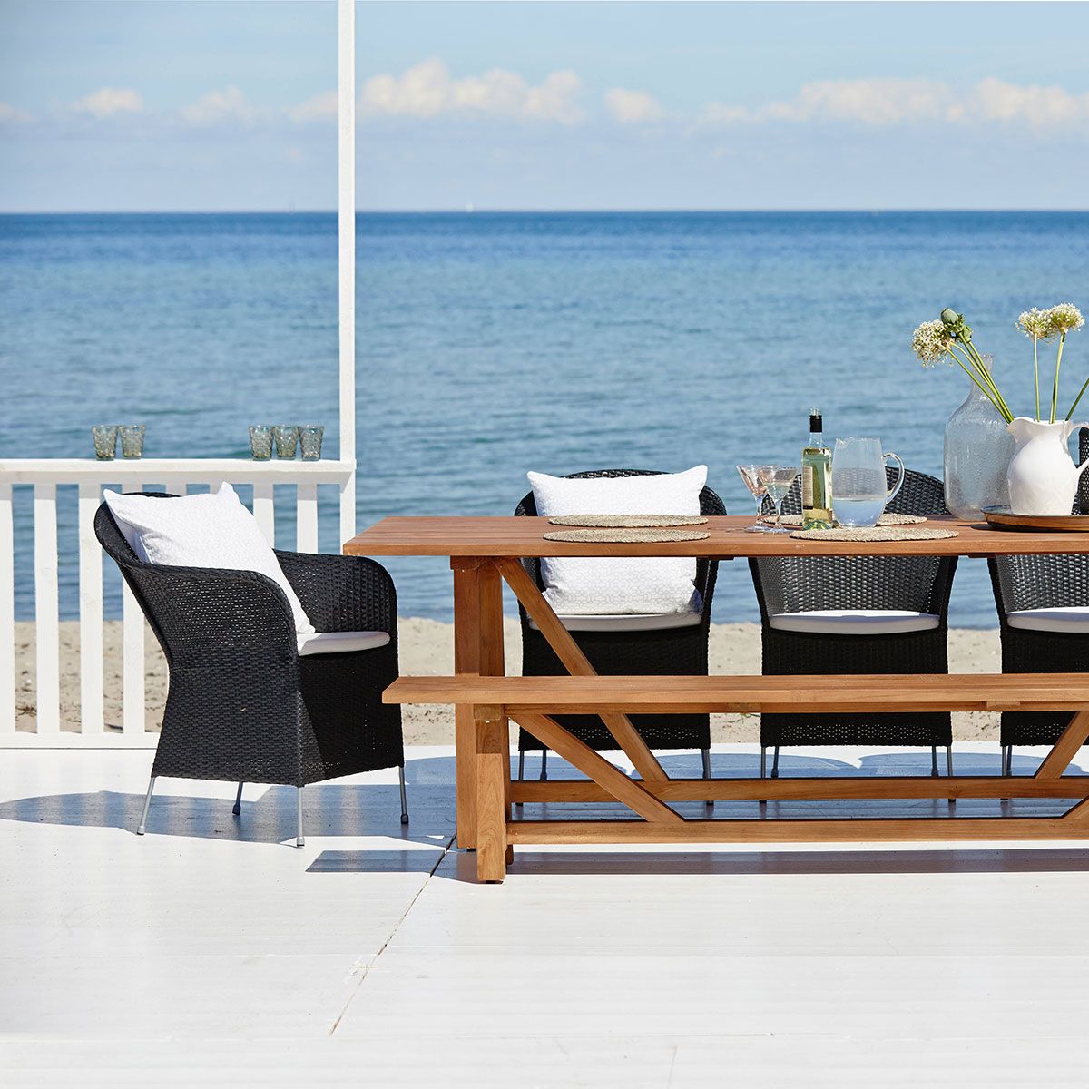 George bench 220 cm teak