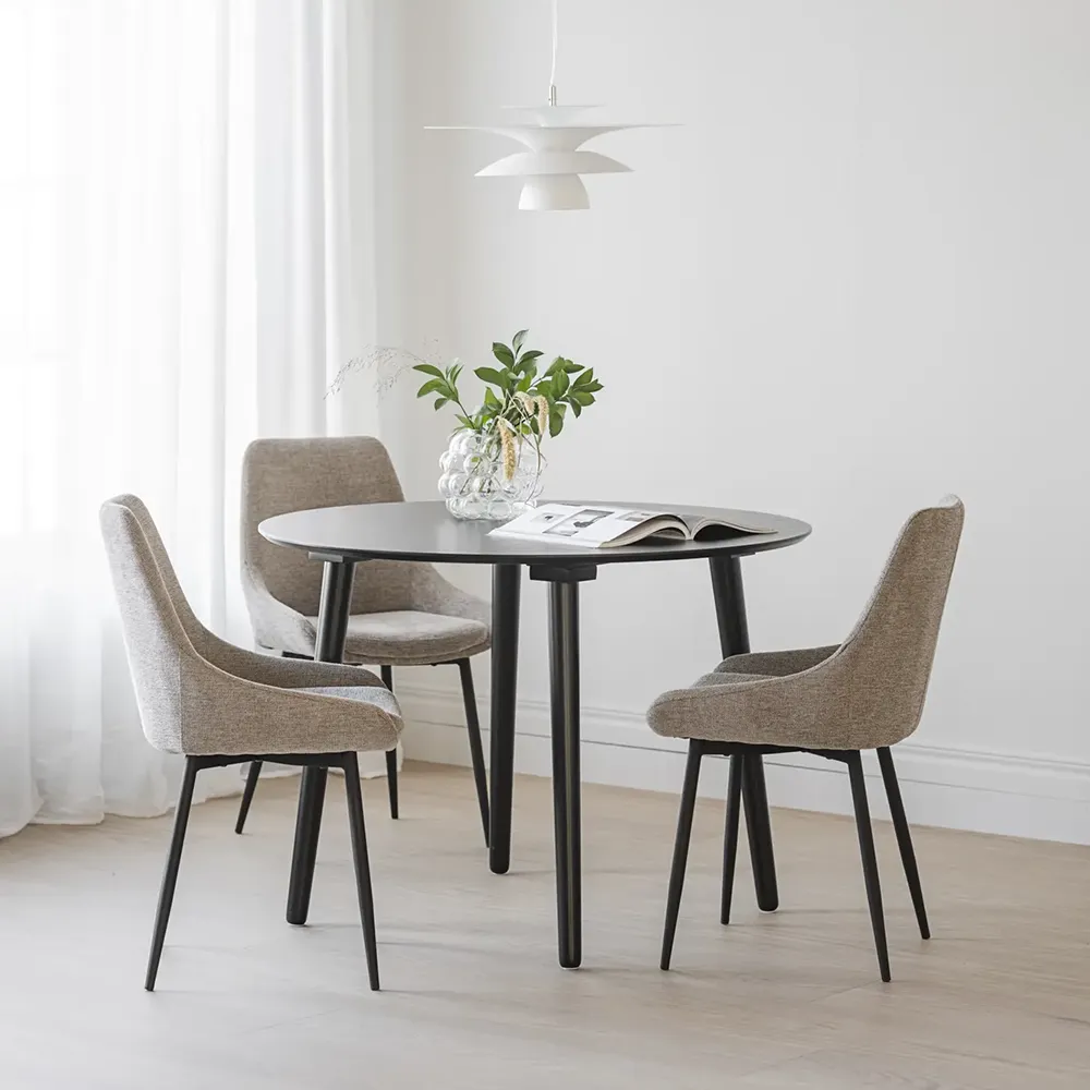 Sierra dining chair beige fabric