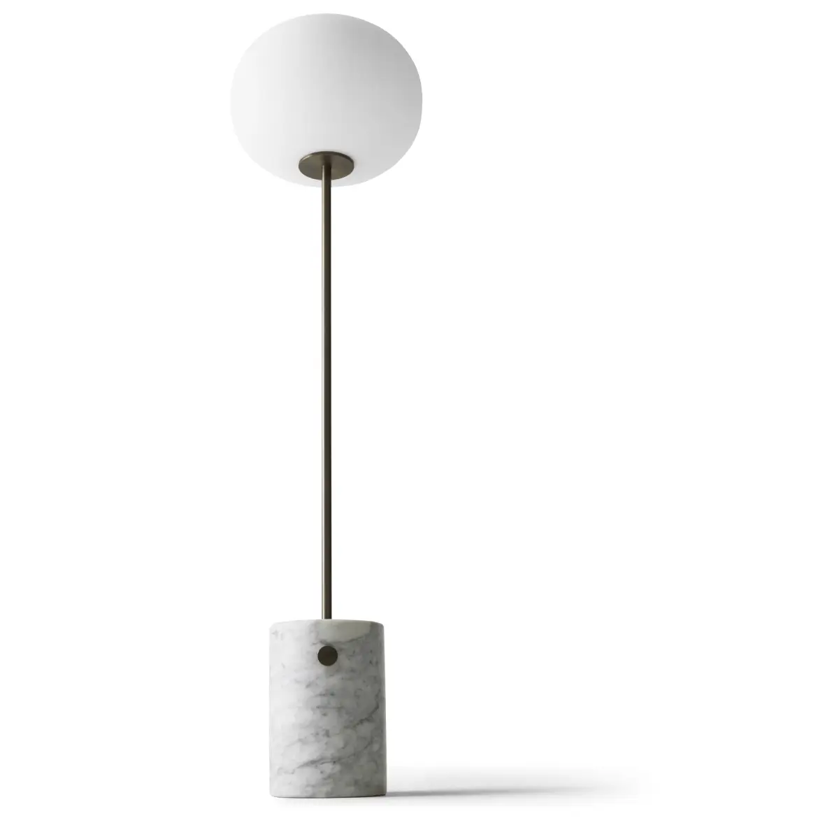 JWDA Floor Lamp Marble Carrara/Brass, Bronzed