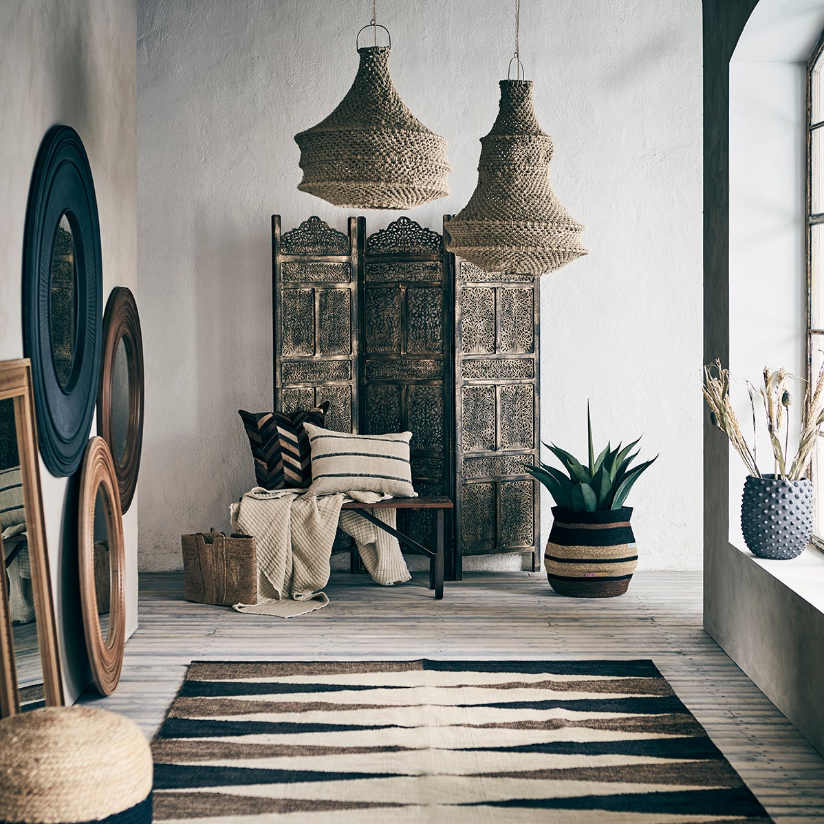  NEST lampshade natural Ø50cm H50 cm