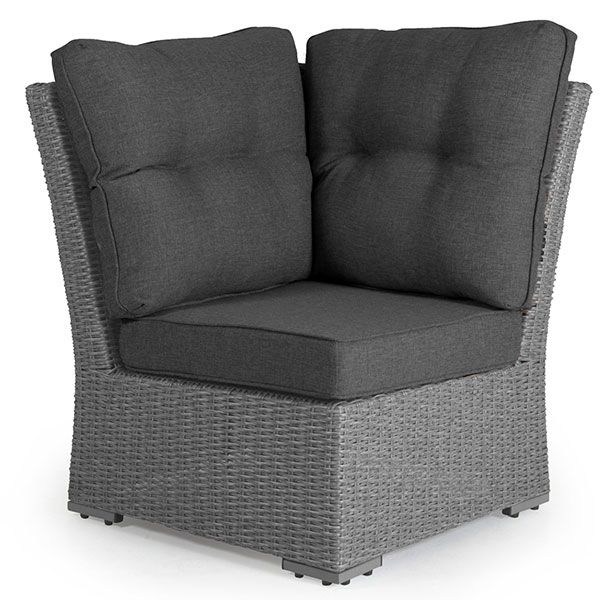 Ashfield corner piece grey/grey