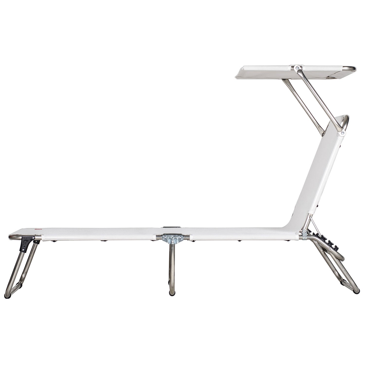 Amigo sunbed top white aluminium/textilene