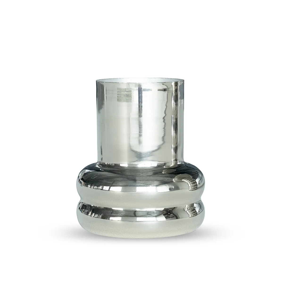 Handmade Vase Chromeo Small Chrome H21 cm
