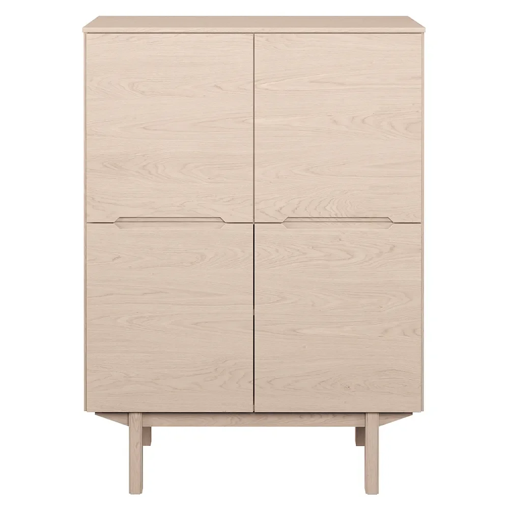 SM308 High sideboard Oak White oiled