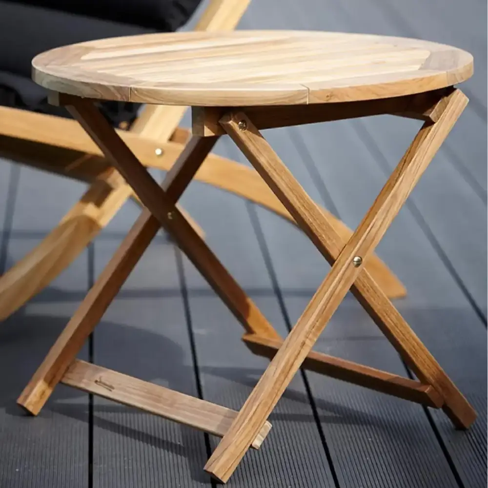 Alnö table dia 55 teak