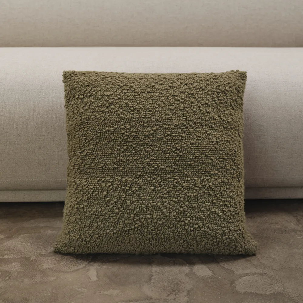 Cushion Cover Wool Moor Olive