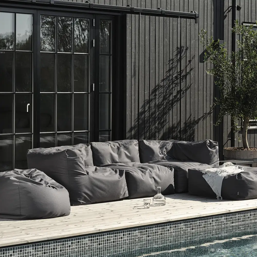 Galloway beanbag armchair grey