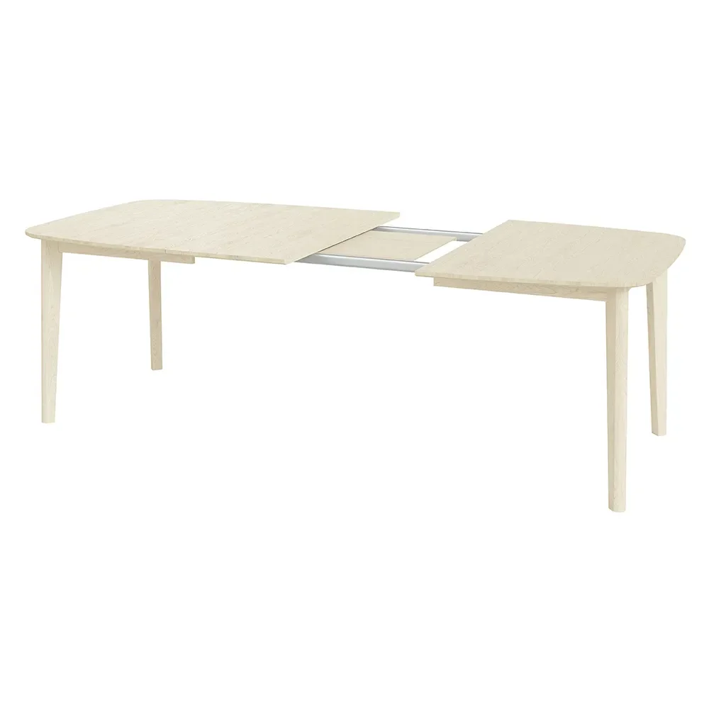 Sm118 Table Solid Oak White Oil