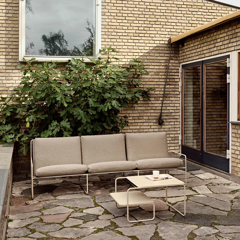 Desert 3-seater sofa Cashmere/Dark Sand