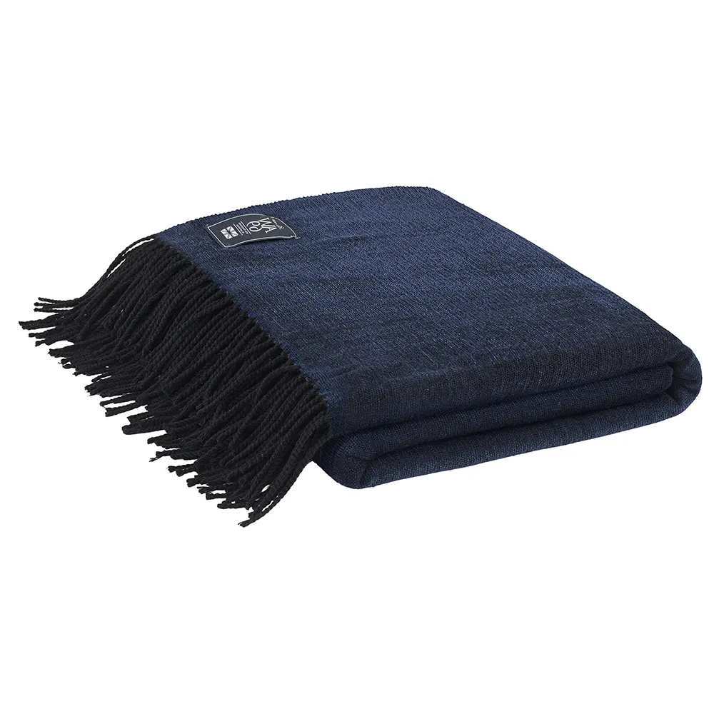 FERRARA plaid 130x180 cm-Dark blue