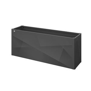 Cultivation bed 2 x 0.5 X-Design metallic dark grey
