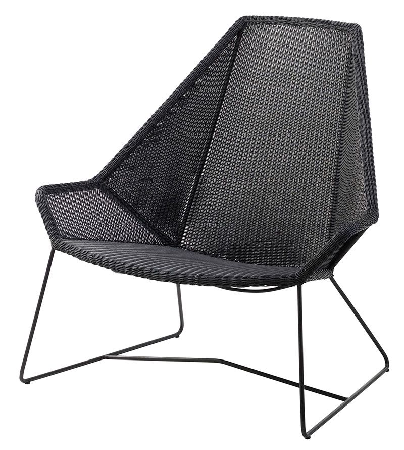 Breeze Lounge Armchair Black