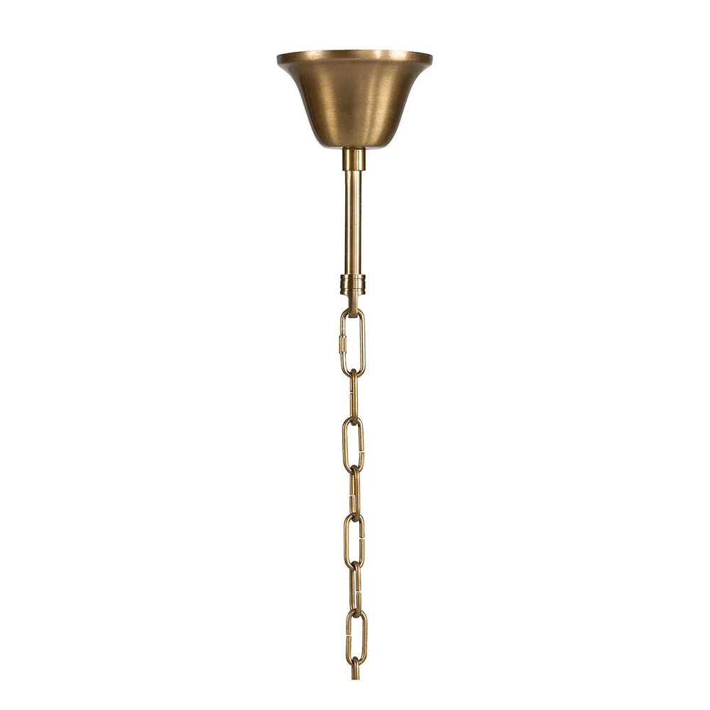 Ceiling light Crown 165 Cm old brass