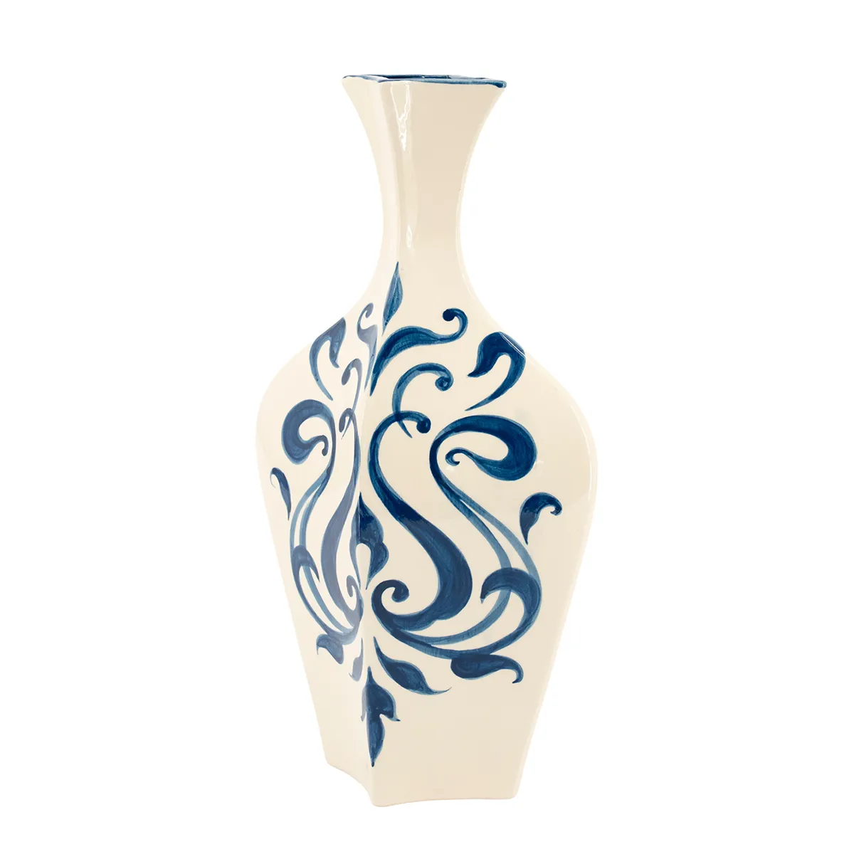 Decorative Vase Blu 1 H50 cm