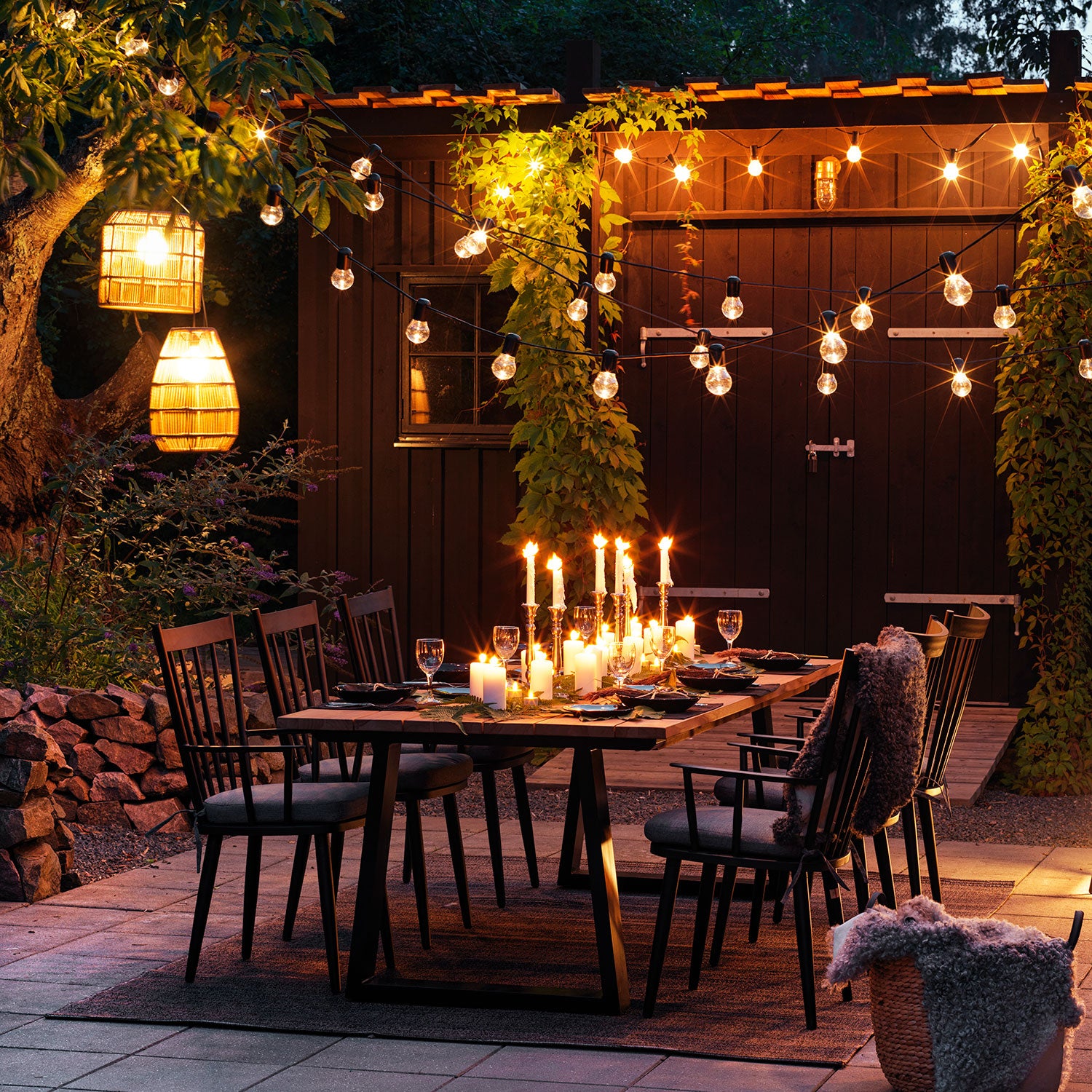 Laurion dining table 100x230 cm teak/black