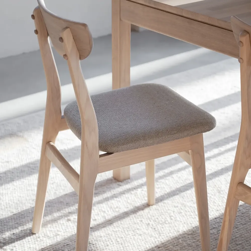 Rodham chair white pigmented oak/gray-beige