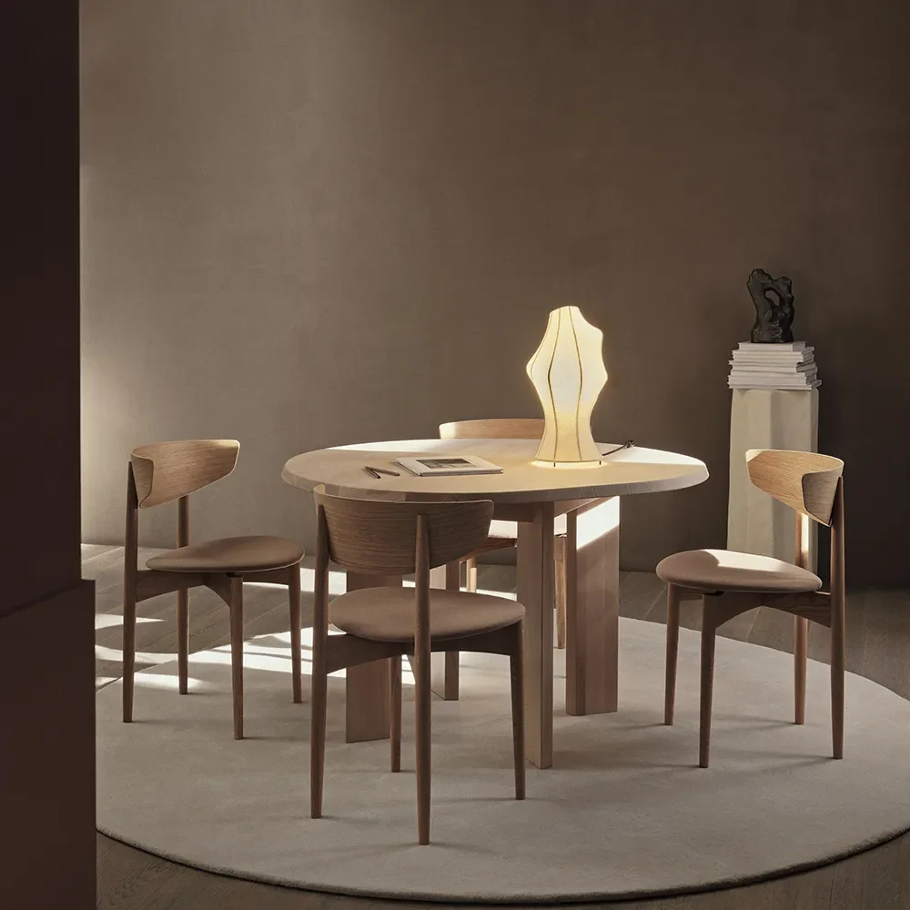 Herman Dining Chair Wood - White Oiled Beech