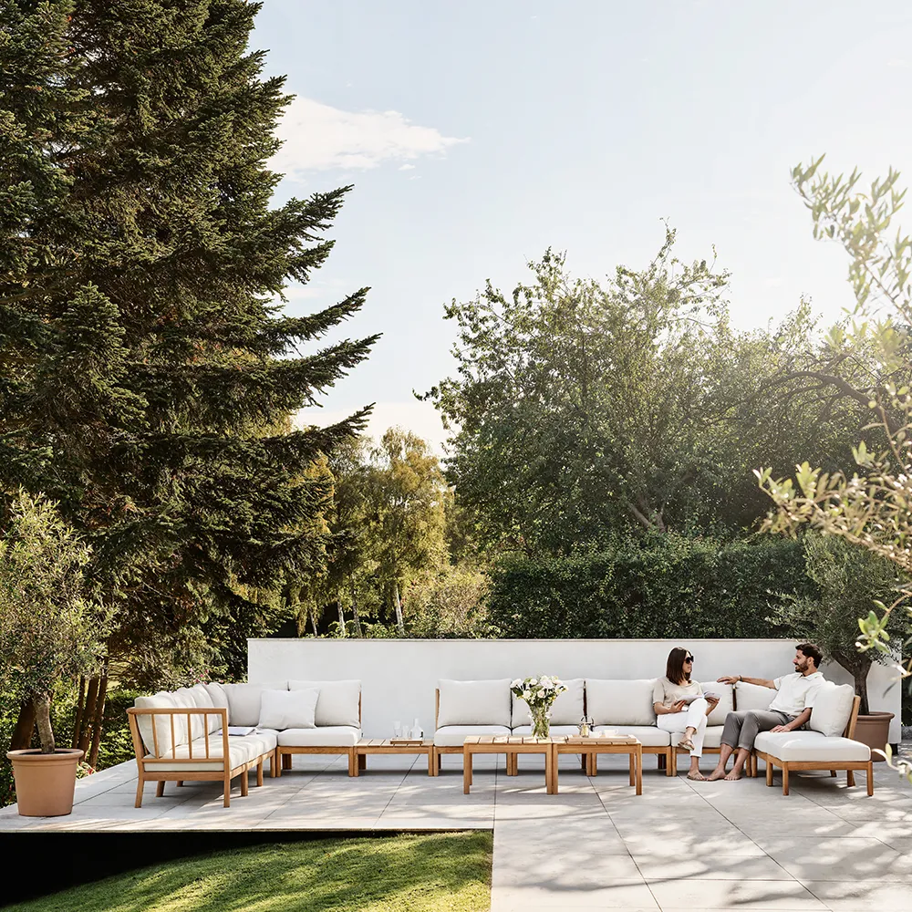 Tradition Centre Module Honey Yellow/Teak