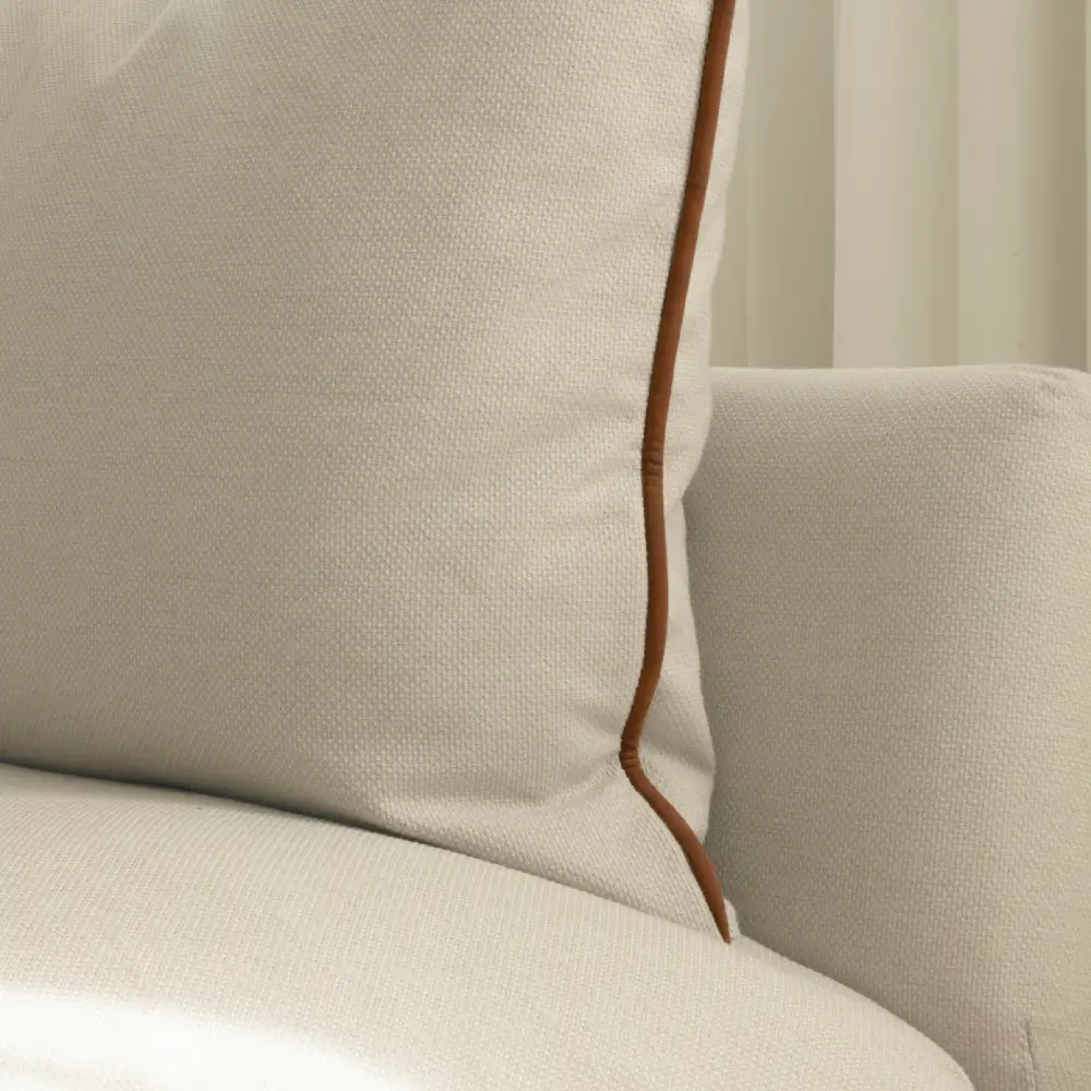 Lounge Around 3-seater sofa Dark Oak/White Sands