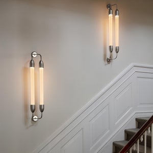 Lemon Squeeze Wall Lamp Double 94cm Steel