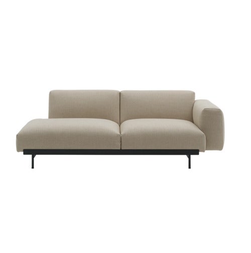 In Situ 2-seat modular sofa Config 2 - Ecriture240/Black