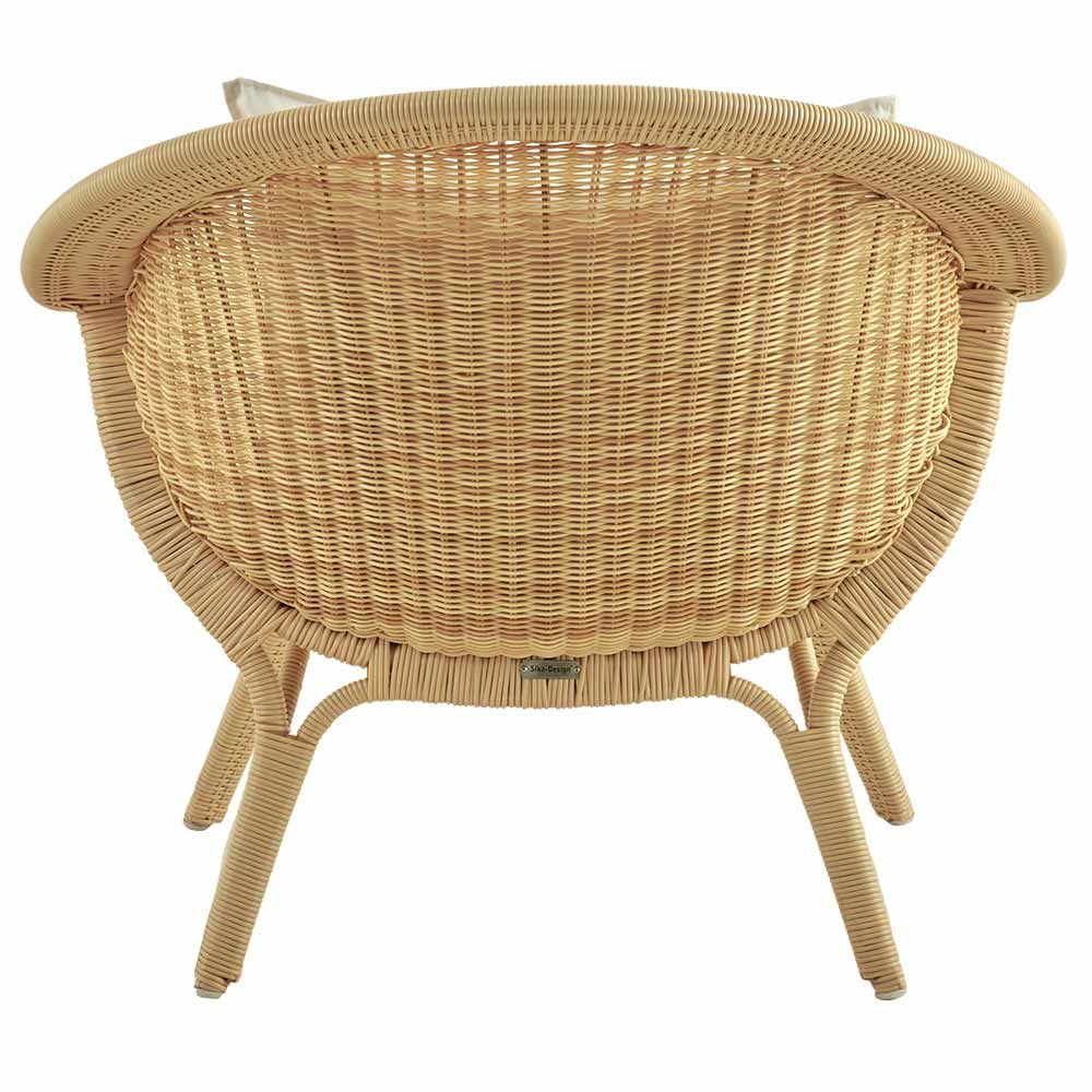 Armchair Madame outdoor rattan Natural
