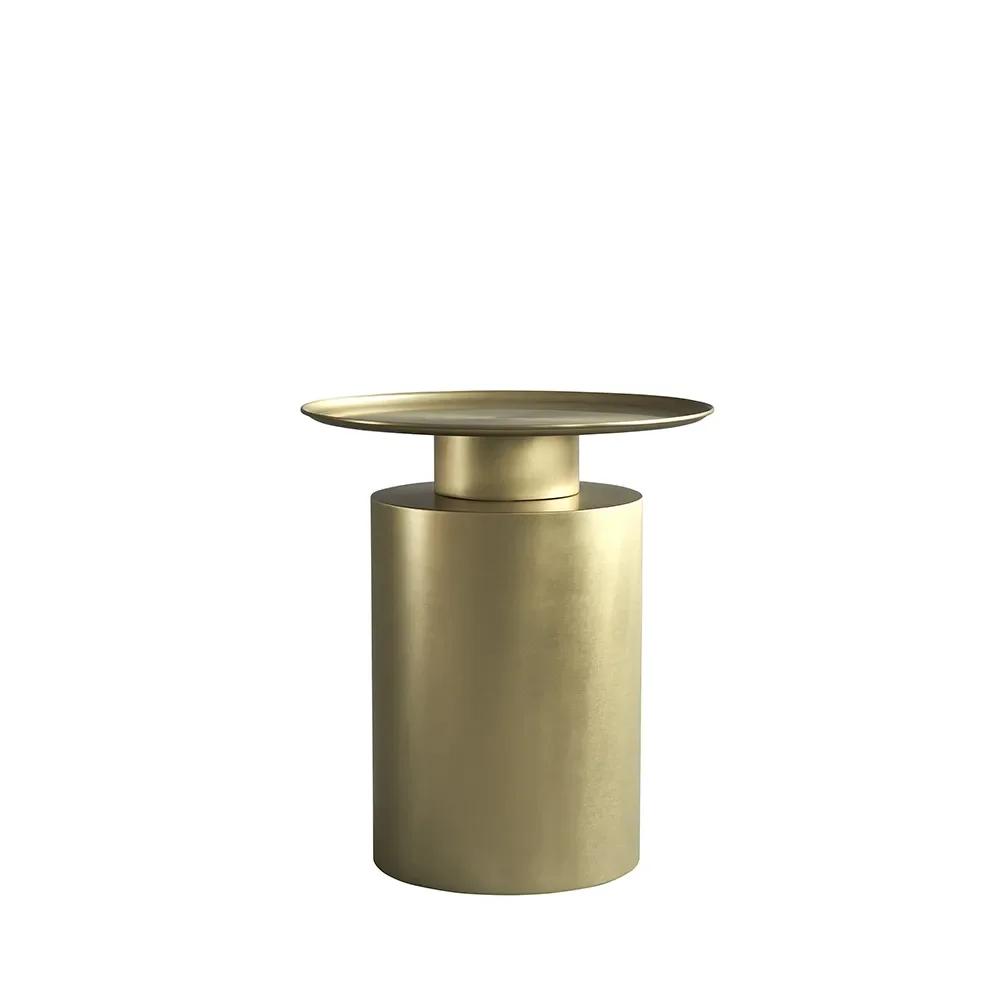 Pillar Table, Tall - Brass