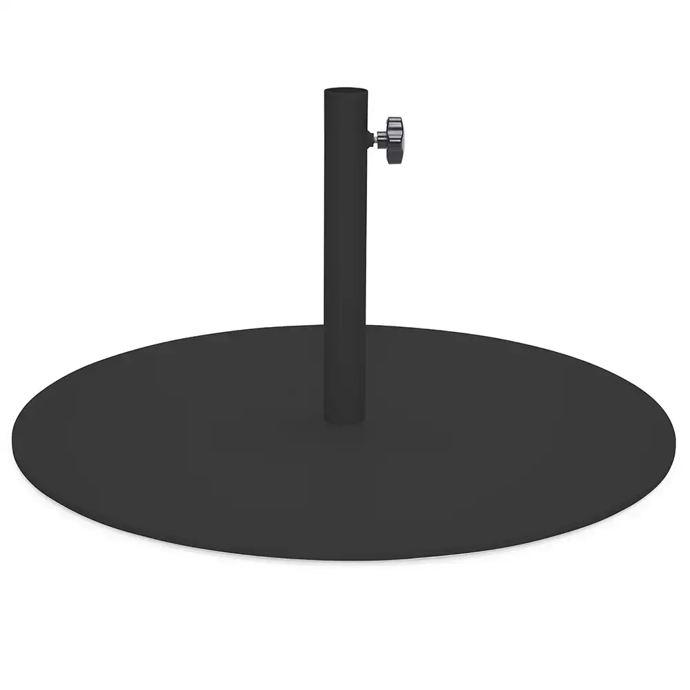 Parasol foot 25 kg Black