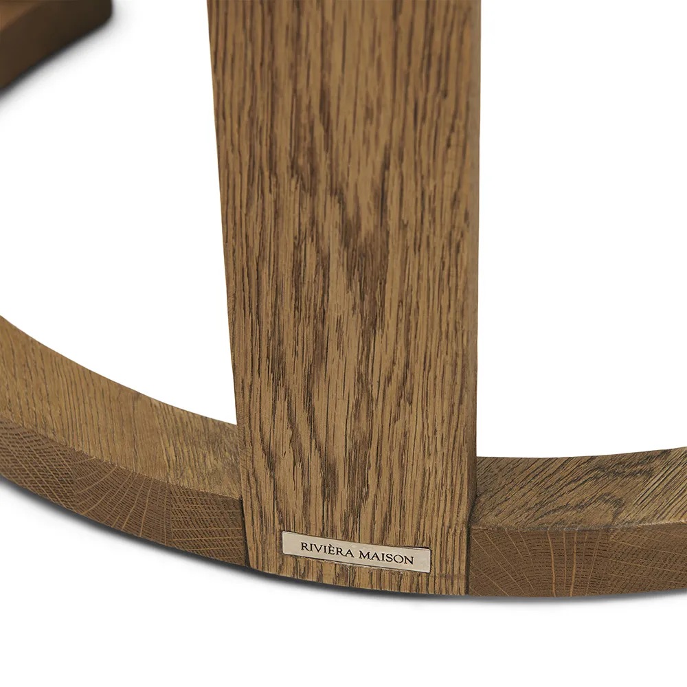 Recycled Oak Side Table Astoria Set of 2