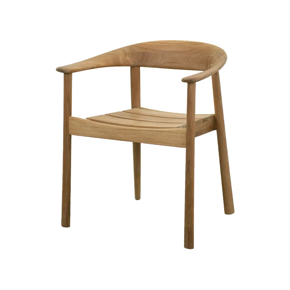 Majestic chair m/armrest Teak