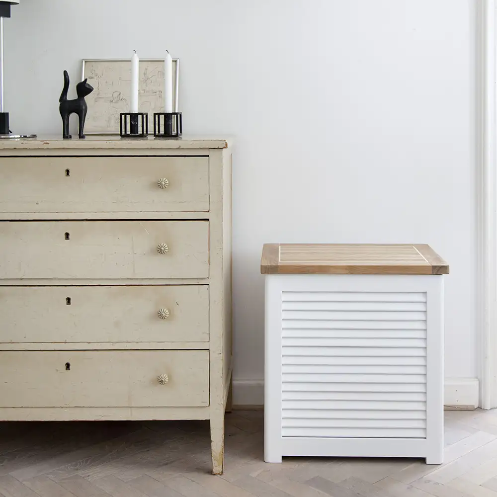 Classic Laundry basket 45 cm White